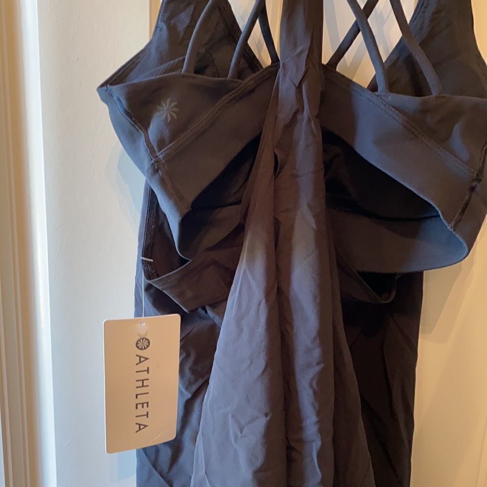 Athleta Solace Support Top In Powervita XS Black - Picture 4 of 5